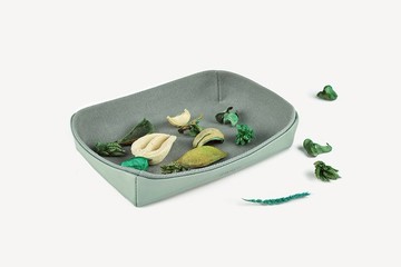 托盤 雜物盤 桌面收納 綠色