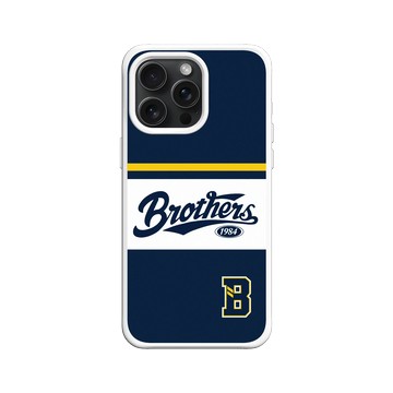 iPhone 15 Pro Max SolidX 白 - 職棒-中信兄弟 Brothers - BROTHERS學院風格