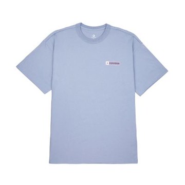Converse Box Star Tee 短袖 男款 藍色 棉質 T恤 運動 休閒 10028741-A03