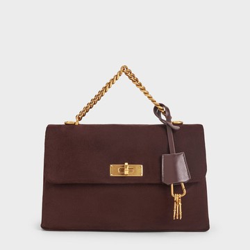 Kerry 麂皮鍊條包