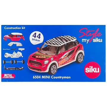 siku 紀念車 DIY MINI Countryman 44 Sticker 拼裝車  1盒  7.5 x 3.8 x 2.9cm