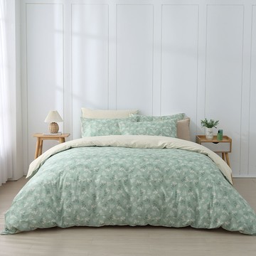 雙人薄被套床包組/ 100%精梳純棉 / 純棉 / 菲歐娜 [鴻宇] 台灣製 - C20152