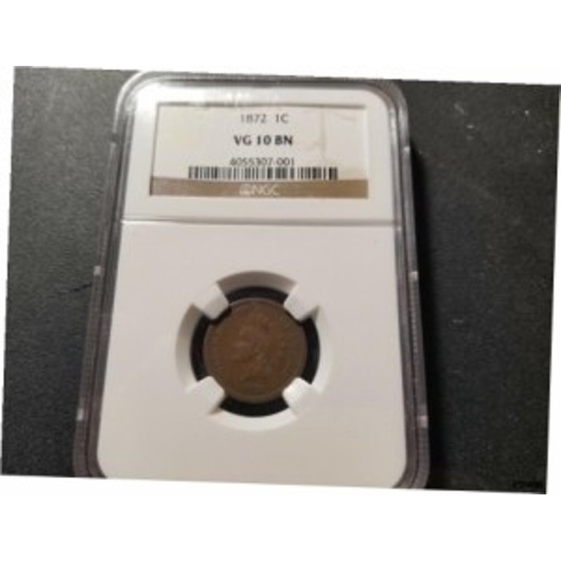 品質保証書付】 アンティークコイン NGC PCGS 1872年 インドヘッド