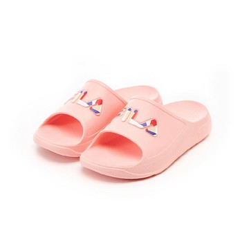 【FILA】PLUMPY SLIDE2 Slipper 男鞋 女鞋 運動拖鞋 粉橘色-4S334Y555