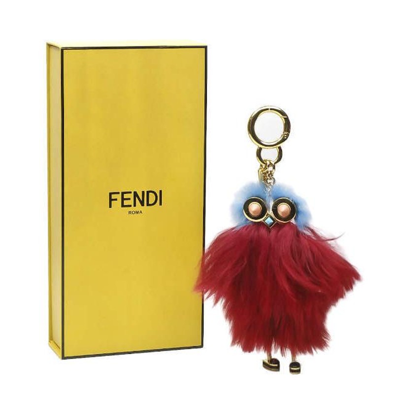 FENDI】 ポンポンチャーム ブラウン よけれ 新品未使用✨即決可✨