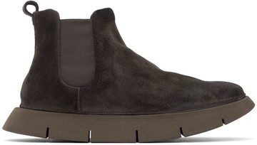 Marsèll 灰色 Intagliata Beatle 切尔西靴