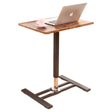 C&B 隨意調整坐站兩用可移動氣壓升降便利桌  RS-GST6040 DB  60x41x(65~95)公分  台灣製  古木深胡桃