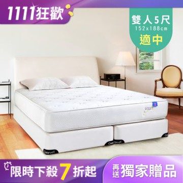 德泰 索歐系列 獨立筒 彈簧床墊-雙人5尺