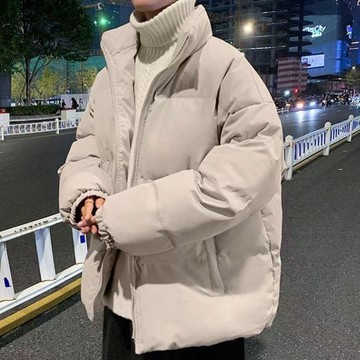 【臺灣出貨】棉服男士棉襖冬季加厚潮流寬鬆立領麪包保暖棉衣外套夾克男女情侶秋冬外套男生外套