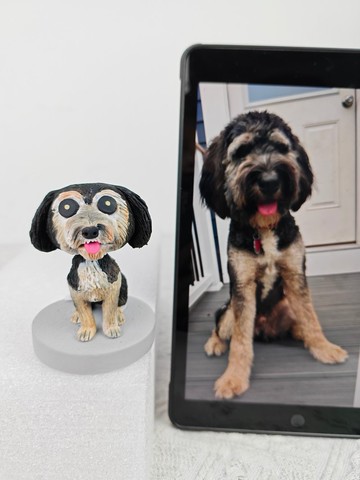 定製化狗狗 寵物 公仔 毛小孩 肖像畫 似顏繪 定製 紀念 禮物 98