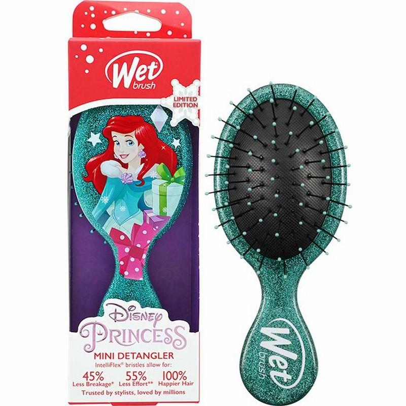 ヘアブラシ ウェットブラシ ミニディタングラー グリッター