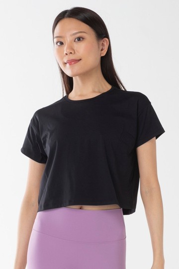 *日本進口*短版排汗運動服(黑)