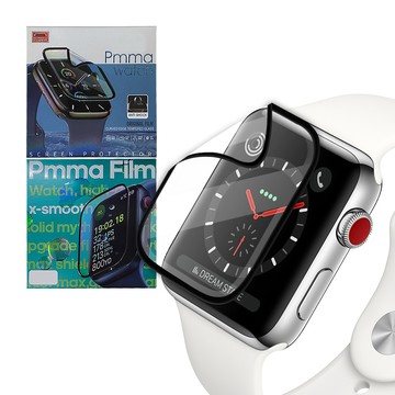 Apple Watch 保護貼 Pmma Apple Watch Series 3/2/1 42mm 3D透亮抗衝擊保護軟膜 螢幕保護貼