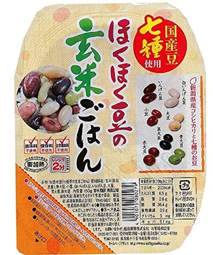 越後製菓 ほくほく豆の玄米ごはん 150G12個