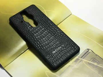 適用索尼pro-i手機殼真皮套保護防摔薄全包xperia網紅XQ-BE72個性定製殼