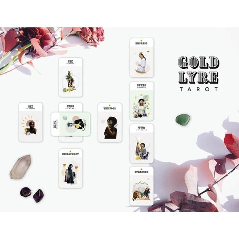 GOLD LYRE TAROT CARD DECK ◆ 深い洞察の谷へ タロットの旅