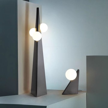 立燈/落地燈 山與月落地燈意式極簡約后現代客廳裝飾立燈設計師展廳高檔落地燈J-21公司貨