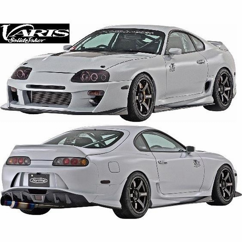 トヨタ 【M's】TOYOTA SUPRA スープラ (JZA80) VARIS Solid Joker サイドスカート+アンダーボード 4PCS HAT-008F FRP バリス ソリッドジョーカー