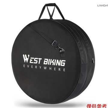 [新] 自行車輪袋公路自行車車輪收納袋套裝便攜式收納袋適用於 26-29 英寸自行車車輪 Detac