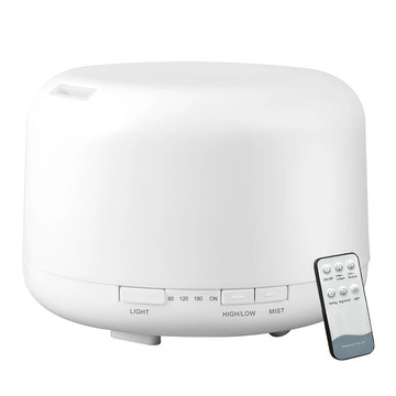 保險+保固七彩超音波精油香氛水氧機300ml(送精油+遙控器)