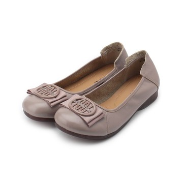 Good-Day 圓頭娃娃鞋 芋 女鞋