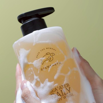 【官方正品🏆】韓國 SCENEARTH 🐢海龜 沐浴乳1000ml 保濕滋潤 清爽不黏膩 日常清潔