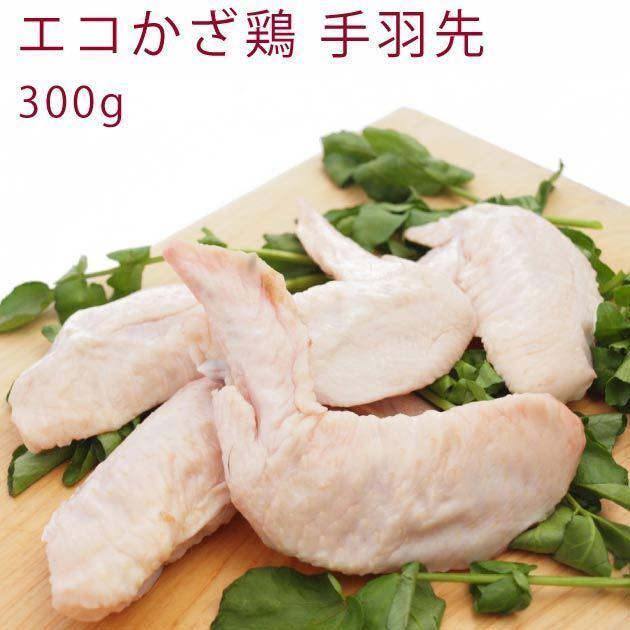 国産 鶏肉　エコかざ鶏　手羽先　300g　10パック　送料込