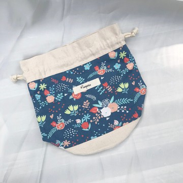 肩背 斜背 踏青 水桶包 可調長度 :::若水小花:::