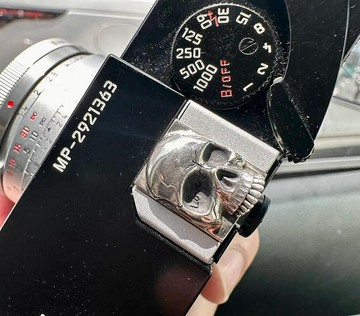 Leica/徠卡M11PM11M10P Q3/nikon尼康ZF/富士XT5相機熱靴熱靴蓋骷髏頭