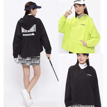 29H016  出口日本高爾夫球服女士春秋季golf連帽拉鏈外套防風防水