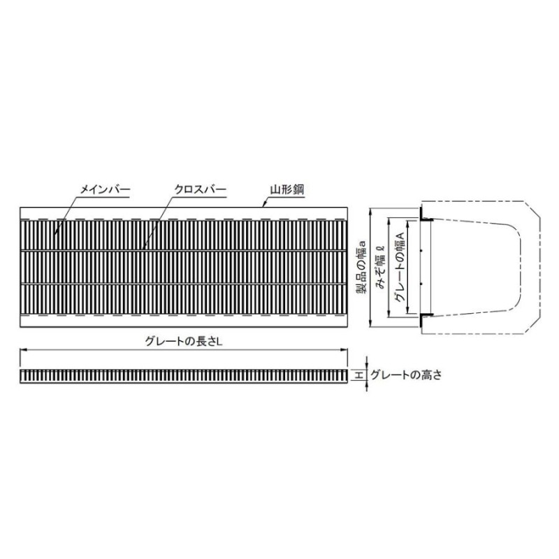 2022新発 側溝用 溝蓋 側溝蓋 グレーチング蓋 規格 細目 ノンスリップタイプ 溝幅250サイズ用 歩道用〜T-2 OKGX-P3 35-19  日本製 - tokyo-bunka.com