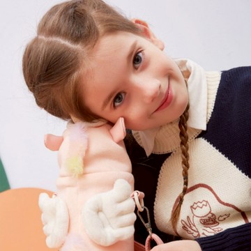 【免運特惠】全毛絨獨角獸帶吸管保溫杯聖誕節禮物/ALLJOINT