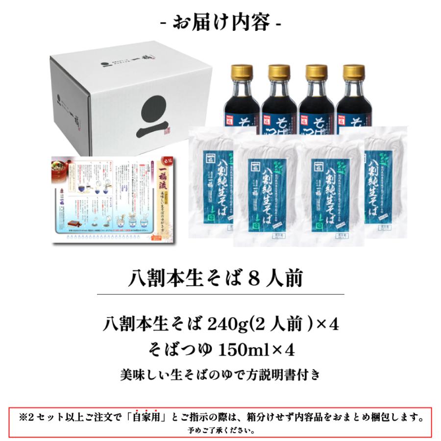 そば ギフト 出雲そば 八割そば 二八そば 島根県産 生そば 8人前 お取り寄せ グルメ 誕生日 贈答