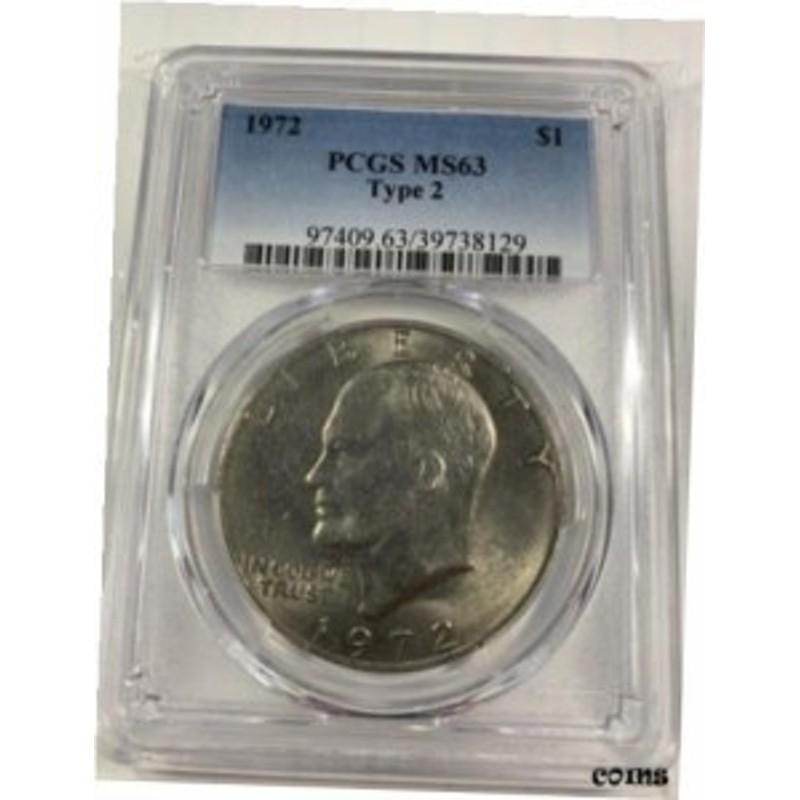 品質保証書付】 アンティークコイン NGC PCGS 1972 Eisenhower Dollar