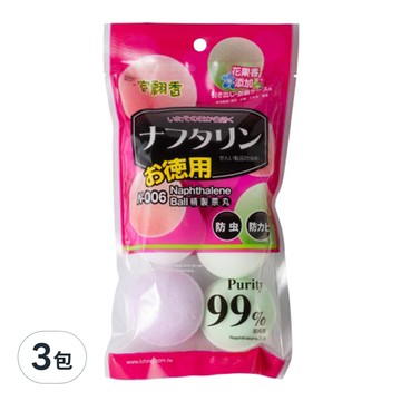 室翲香 彩色大粒丸 防蟲防蛀  360g  3包