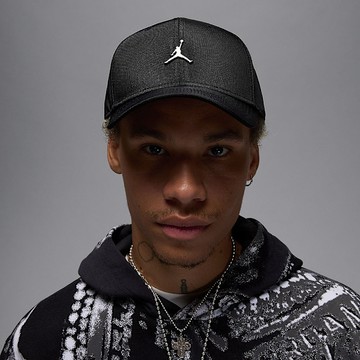 【NIKE】U J RISE CAP S CB MTL JM 黑色 喬丹 棒球帽 運動帽 遮陽帽 HM5750-010