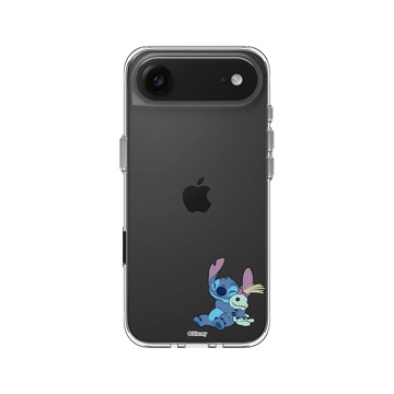 iPhone Air Clear Case（相機按鈕） 透明 - 迪士尼-史迪奇 Disney Stitch - 史迪奇 - 迷你史迪奇與Scrump