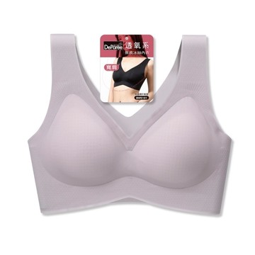 蒂巴蕾寬肩無痕冰絲內衣-BW5101M藕紫