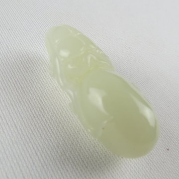 天然和田白玉人蔘項鍊#1430