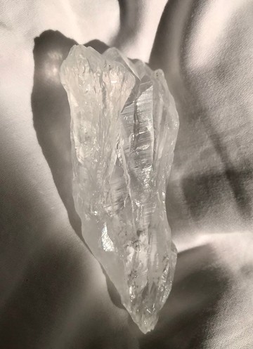 螺旋水晶 透體彩虹 權杖 雙尖 刀刻紋 浮生 白水晶簇