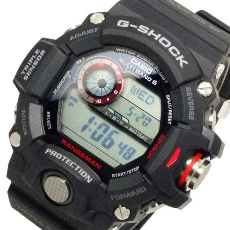 カシオ CASIO Gショック レンジマン 電波 ソーラー メンズ 腕時計 GW