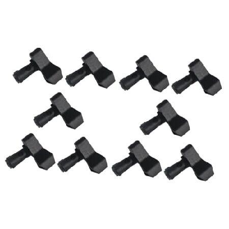 ibasenice 10 pcs microphone clip plastic mic clips drum mic clips Clip for Microphone mini clip on microphone