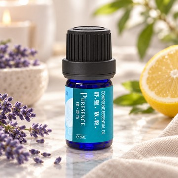 (贈品用)樸香氛PÜRESENCE｜森呼吸複方精油5ml｜茶樹尤加利薄荷・清新草本擴香
