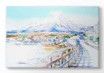 追訪富士山の旅 | 山中湖 |無框畫30X45cm | 裝飾畫 | 日本