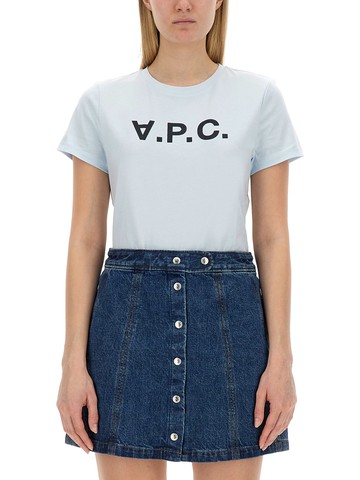 a. p.c. t-shirt with logo