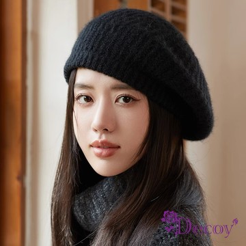 【Decoy】軟軟毛呢＊針織保暖畫家貝雷毛線帽/顏色可選