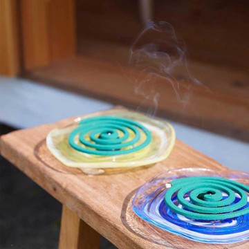 日本津輕 手作漩渦玻璃盤 / 共2色