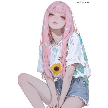 【8 月新款】07-139-0225 人物貼紙 簡約夏日女孩