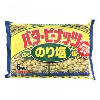 タクマ食品 バターピーナッツ　のり塩味 64袋（16×4個入）(代引・同梱不可)