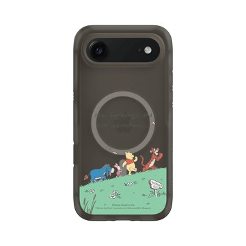 iPhone Air AirX 本質黑 - 迪士尼-小熊維尼 Disney Winnie The Pooh - 與朋友一起冒險